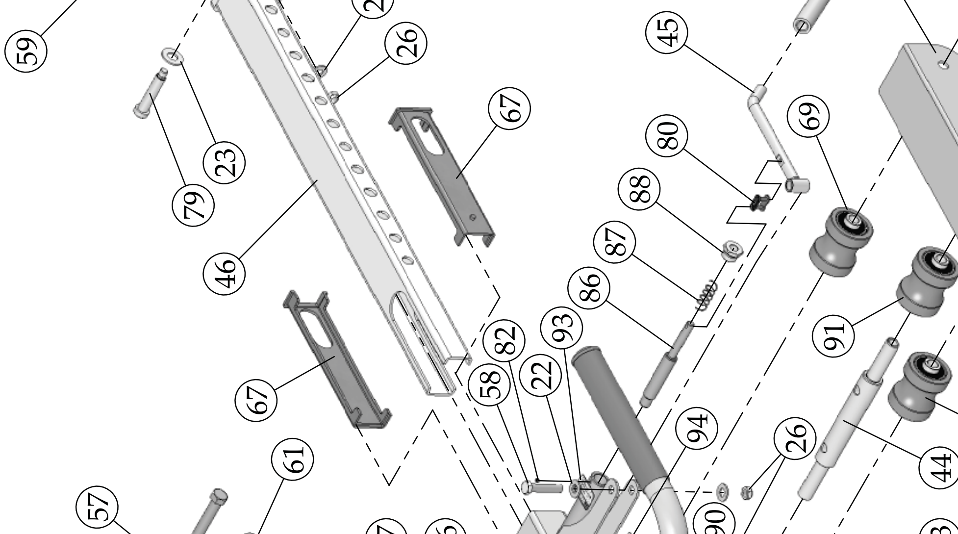 Plastic Tube Glide 2x1x8 TuffStuff CLH-300 Pack de 2 unidades - Image 6